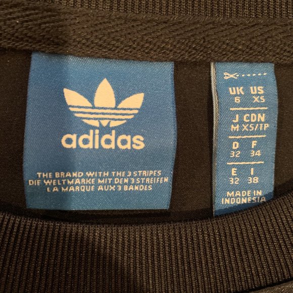 Adidas Satin Trefoil Crew-neck Sweatshirt - Picture 3 of 6